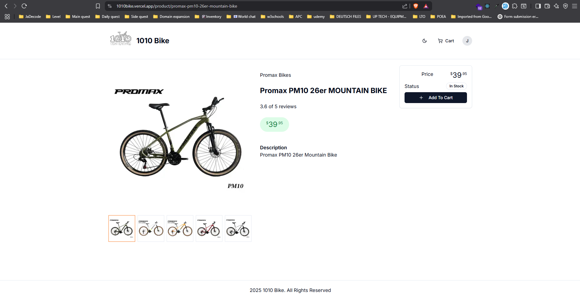 1010 Bike Shop