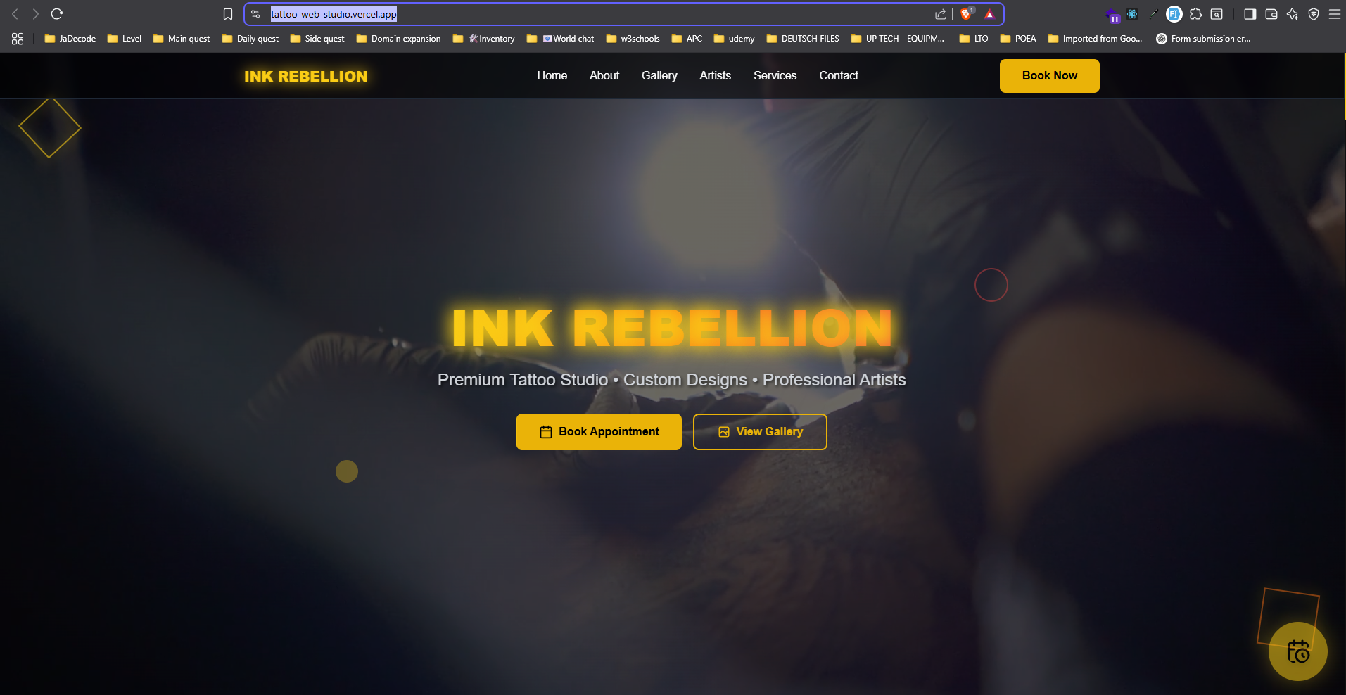 Tattoo Web Studio